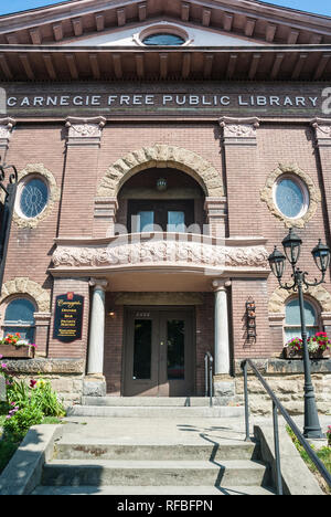 La bibliothèque publique Carnegie dans Ballard, Washington Banque D'Images