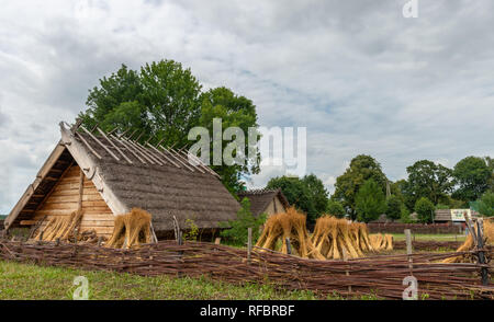 Village des Goths dans Masłomęcz , Comté de Hrubieszów voïvodie de Lublin , Pologne. Banque D'Images