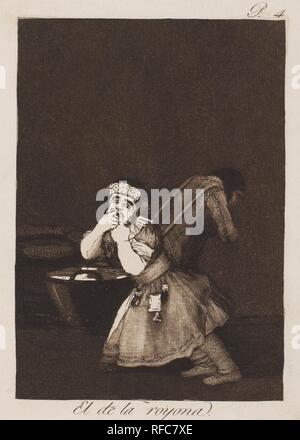 Francisco de Goya y Lucientes / 'Mfactices ?s Boy'. 1797 - 1799. L'eau-forte, aquatinte brunie sur papier vergé ivoire. Musée : Musée du Prado, Madrid, España. Banque D'Images