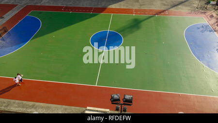 Bangkok, Thaïlande - Dec 25, 2018. Haut de page vue aérienne du stade ouvert à Bangkok, Thaïlande. Bangkok est la capitale et ville la plus peuplée de Thaïlande. Banque D'Images