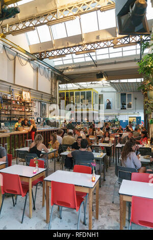 Skate Cafe, Amsterdam Noord, Pays-Bas Banque D'Images