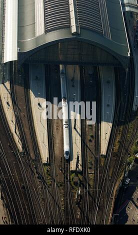 DEU, l'Allemagne, Cologne : Areal View de la gare principale. | Banque D'Images