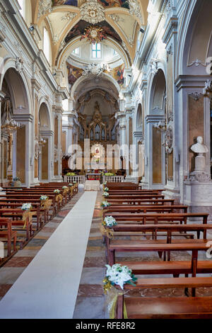 Basilique della Collegiata. Catane Sicile Italie Banque D'Images