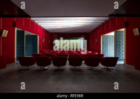 Cinéma. Au Palais de la réunification à Saigon, Ho Chi Minh City, Vietnam. Banque D'Images