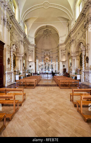 Église S. Francesco d'Assisi all'Immacolata dei Frati minori Conventuali. Noto Sicile Italie Banque D'Images