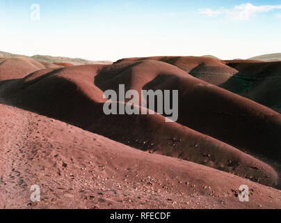 Dunes volcaniques colorés au cratère de Maragua, Bolivie l'argentique. Banque D'Images