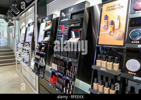 Séoul, Corée du Sud - circa 2017, juin : boutique de cosmétiques à Séoul. Banque D'Images