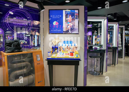 Séoul, Corée du Sud - circa 2017, juin : boutique de cosmétiques à Séoul. Banque D'Images