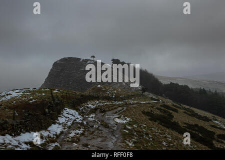 Retour sur Tor, l'espoir Valley Peak District Banque D'Images