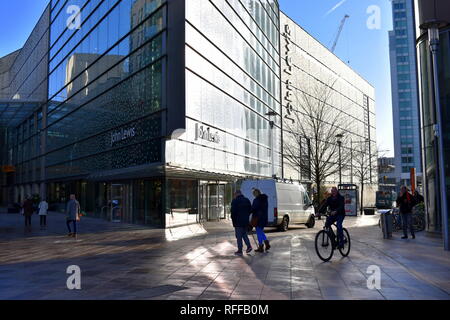 John Lewis department store, la Hayes, Cardiff, Glamorgan du Sud, Pays de Galles Banque D'Images