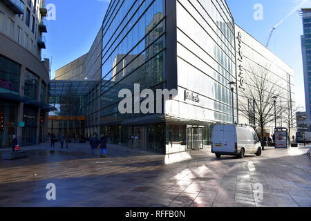 John Lewis department store, la Hayes, Cardiff, Glamorgan du Sud, Pays de Galles Banque D'Images