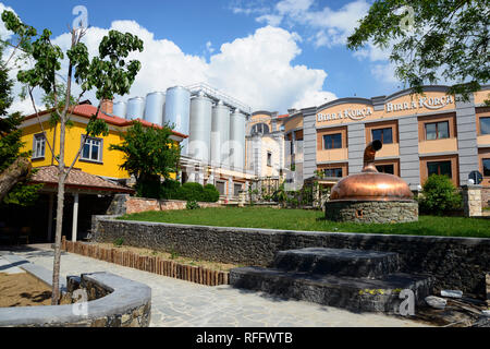 Brewery Korca, Korca, Albanie, Korça Banque D'Images