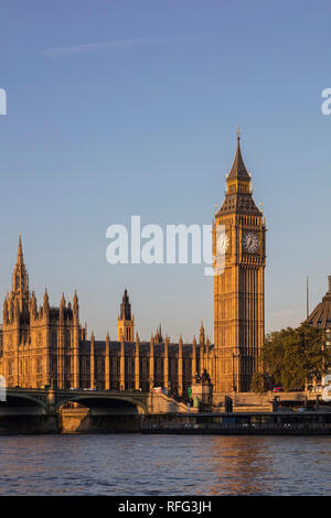 Big Ben et le Palais de Westminster Banque D'Images