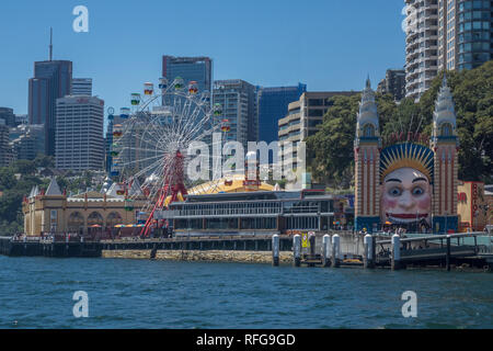 L'Australie, New South Wales, Sydney, le Luna Park Banque D'Images