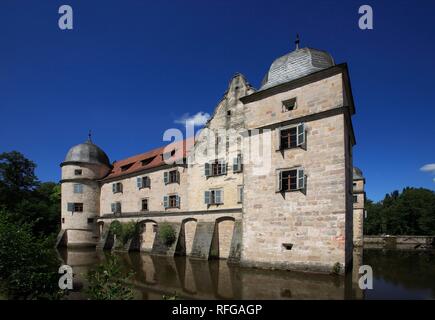 Château de Mitwitz, comté de Kronach, Haute-Franconie, Bavière, Allemagne Banque D'Images