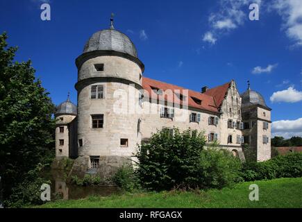 Château de Mitwitz, comté de Kronach, Haute-Franconie, Bavière, Allemagne Banque D'Images