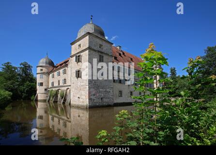 Château de Mitwitz, comté de Kronach, Haute-Franconie, Bavière, Allemagne Banque D'Images