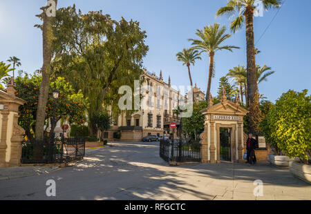 L'Hôtel Alfonso XIII à Séville, Andalousie, Espagne. Banque D'Images