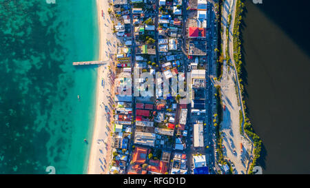 Philipsburg, Saint Martin, St Martin, Saint Martin de la mer des Caraïbes Banque D'Images