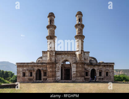 Pavagadh Champaner , , Gujarat , India-December 07, 2014-Vue d'Kevda Masjid Banque D'Images