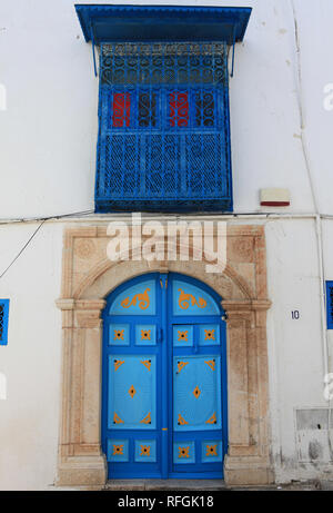 Hôtel Dar Said, Sidi Bou Said. Banque D'Images