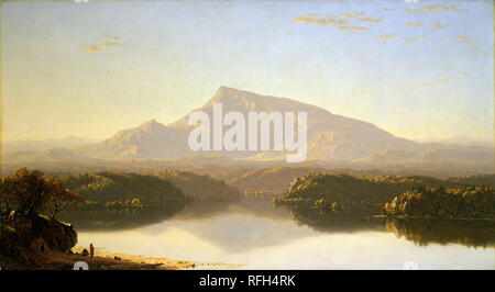 Désert. Date/période : 1860. La peinture. Huile sur toile. Hauteur : 762 mm (30 in) ; largeur : 1 380 mm (54,33 po). Auteur : Sanford Robinson Gifford. Banque D'Images