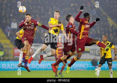 BREDA, Pays-Bas, 25-01-2019, football, Stade Rat Verlegh du CNA, l'Eredivisie néerlandaise, de la saison 2018/2019, , pendant le match CNA - ADO. Banque D'Images