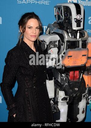 Park City, Utah, USA. 25 janvier 2019. Hilary Swank assiste à la Je suis mère premiere pendant Sundance Film Festival le 25 janvier 2019 à Park City, Californie. Photo : imageSPACE/MediaPunch MediaPunch Crédit : Inc/Alamy Live News Banque D'Images