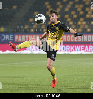 KERKRADE, Pays-Bas, 25-01-2019, football, Néerlandais Keuken Kampioen Divisie, Roda JC -jong AZ, Limbourg, saison 2018-2019, Roda player Mart Remans Banque D'Images