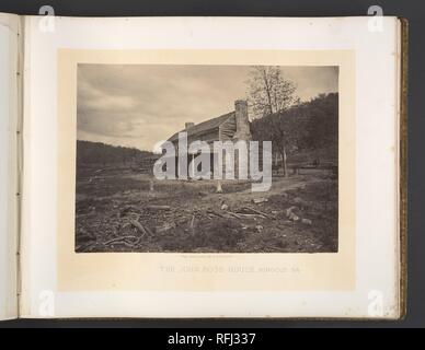 Le John Ross House, Ringold, Géorgie. Artiste : George N. Barnard (Américain, 1819-1902). Date : 1860. Musée : Metropolitan Museum of Art, New York, USA. Banque D'Images