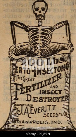 . Catalogue annuel célébré de graines OK et fabriqué des spécialités. Pépinière Indiana Indianapolis catalogues ; catalogues ; Graines de légumes graines de fleurs ; instruments agricoles Catalogues Catalogues. Ferto =Insectono. La grande d'engrais et d'insecticide. § Ses utilisations et comment l'utiliser*. Veuillez noter que ces images sont extraites de la page numérisée des images qui peuvent avoir été retouchées numériquement pour plus de lisibilité - coloration et l'aspect de ces illustrations ne peut pas parfaitement ressembler à l'œuvre originale.. J. A. Everitt (Cabinet) ; Everitt, J. A ; Henry G. Gilbert Pépinière et du commerce de semences Catalogue Collec Banque D'Images