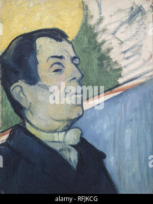 Portrait d'un homme. Date/période : 1888. Portrait. Huile sur toile. Hauteur : 40,5 cm (15.9 in) ; largeur : 32 cm (12,5 in). Auteur : Paul Gauguin. Gauguin, Paul Eugéne Henri. Banque D'Images