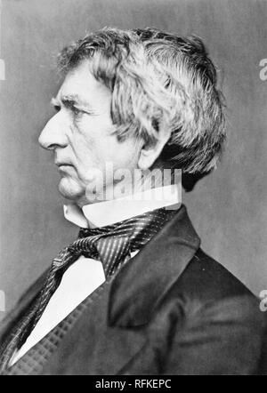 WILLIAM SEWARD (1801-1872) Homme politique et homme d'État américain Banque D'Images