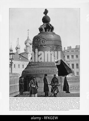 La Grande Cloche, Moscou, Russie, Fédération de, 1893 Photographie Ancienne Banque D'Images