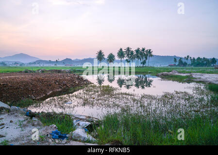 Paysages de la campagne environnante en Malaisie Banque D'Images