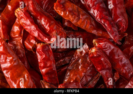 piments séchés Banque D'Images