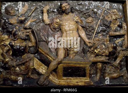 Ibarrangelu - Eglise de San Severino, Capilla del Santo Cristo, o de Urrutia 09. Banque D'Images