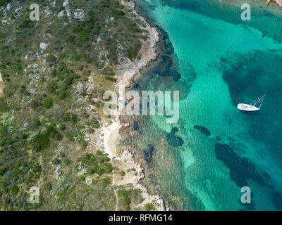 Environnement sur le drone de La Maddalena Banque D'Images