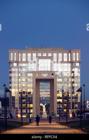 Arc de Triomphe Porte du Peyrou, Montpellier, Languedoc-Roussillon, France Banque D'Images