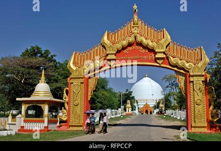 Kaung hmu--daw pagoda, Rhône-Alpes, Mandalay, Myanmar, Birmanie Banque D'Images