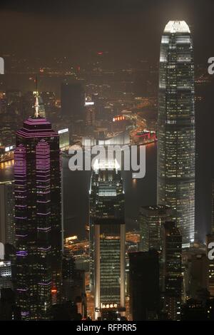 Skyline, vue de l'épouse royale, Chine Banque D'Images