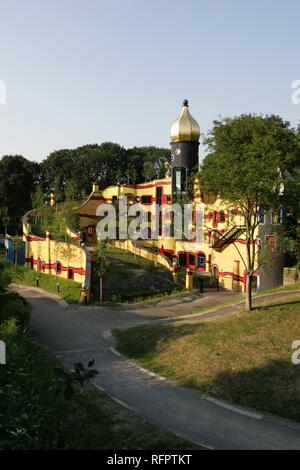 DEU, Allemagne, Essen : Ronald McDonald maison Hundertwasser Essen. Un accueil temporaire pour les familles d'enfants atteints de maladie grave, qui sont Banque D'Images