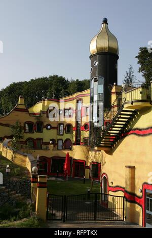 DEU, Allemagne, Essen : Ronald McDonald maison Hundertwasser Essen. Un accueil temporaire pour les familles d'enfants atteints de maladie grave, qui sont Banque D'Images