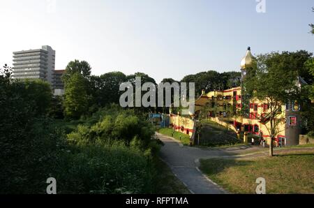 DEU, Allemagne, Essen : Ronald McDonald maison Hundertwasser Essen. Un accueil temporaire pour les familles d'enfants atteints de maladie grave, qui sont Banque D'Images