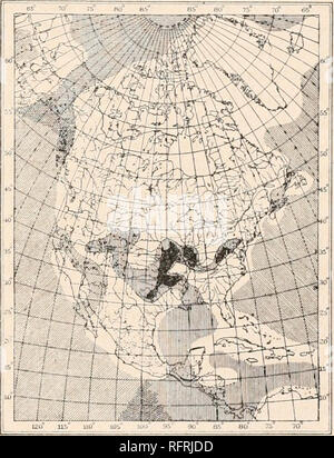 . Carnegie Institution of Washington publication. Chapitre strat1GRAPH1C ET RÉPARTITION GÉOGRAPHIQUE AMPHIBIA DANS LE CHARBON DES MESURES D'AMÉRIQUE DU NORD. Mais il y a quatre endroits en Amérique du Nord qui n'ont fourni aucune- notable demeure d'Amphibia dans les mesures de charbon. Ce sont, dans l'ordre de leurs dis- covery, les dépôts à la South Joggins, Nouvelle-Écosse ; le Linton, de l'Ohio, le charbon mesu- res ; l'Mazon Creek, Illinois, schistes ; et la Cannelton ardoises près de Cannelton, Pennsylvanie. Il y a, cependant, plusieurs autres localités sur le continent qui ont fourni les preuves d'Amphibia dans Banque D'Images