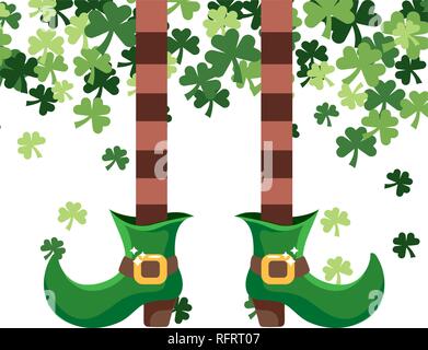 St Patricks day cartoon Illustration de Vecteur