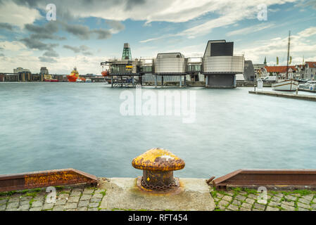 Le Norwegian Petroleum Museum à Stavanger, Norvège. Banque D'Images