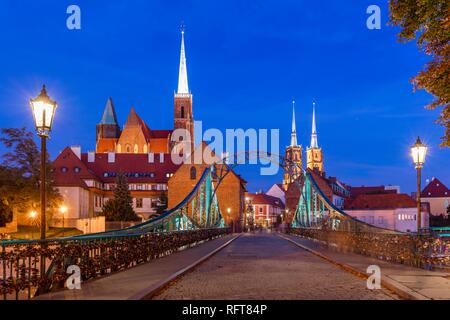 La Cathédrale de l'Île, Wroclaw, Pologne, Europe Banque D'Images