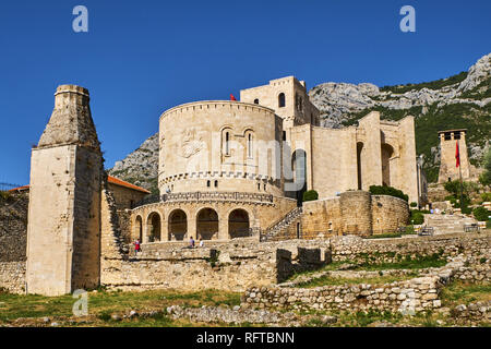 Musée National, vieille ville de Kruja, Province de Durres, Albanie, Europe Banque D'Images