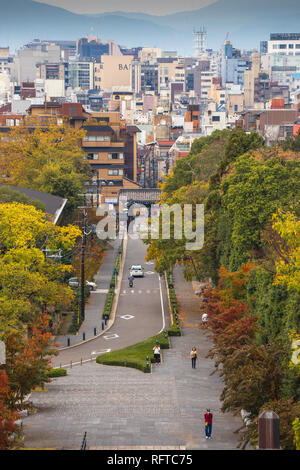 Route menant au temple Chion-In, Kyoto, Japon, Asie Banque D'Images